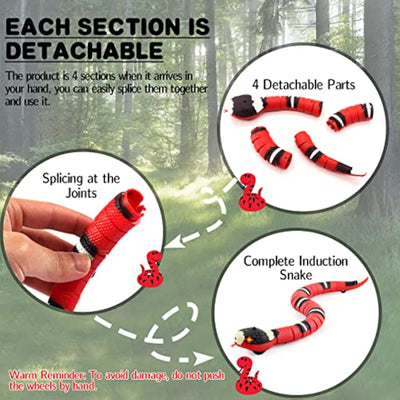 Serpiente Interactiva Inteligente para Gatos y Perros - Juguete RC con Sensor de Movimiento - Image 6