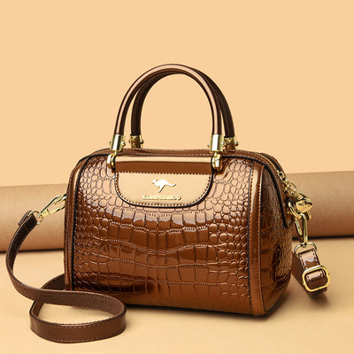 Bolso Bandolera de Cuero Charol Brillante para Mujer - Image 12