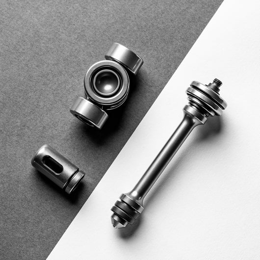 Giroscopio de Dedo Aleación Negra - Juguete Antiestrés de Tecnología Metal - Image 6