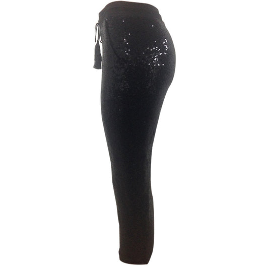 Pantalones Lápiz Casuales con Detalles de Perlas y Brillo Europeos - Image 10