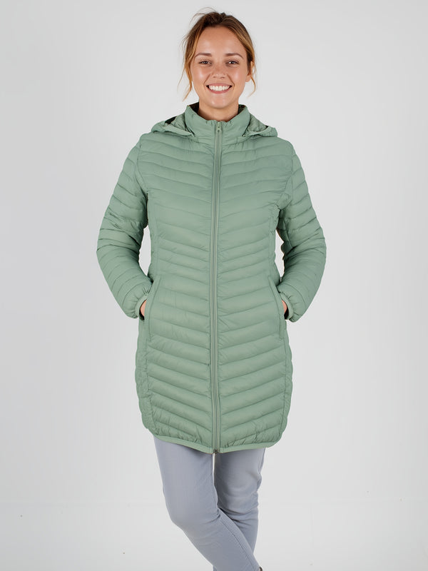 Chaqueta Acolchada de Algodón para Invierno - Colores Sólidos - Image 6