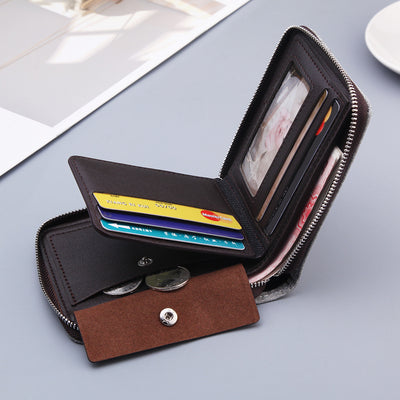 Billetera Corta Multifuncional de Lona para Hombre - Image 13