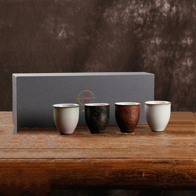 Set de 5 Tazas de Cerámica Rústica de Hornos Famosos - Image 2