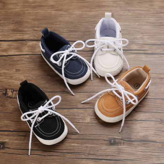 Tenis Suave con Cierre de Cordones para Bebé Niño - Image 2