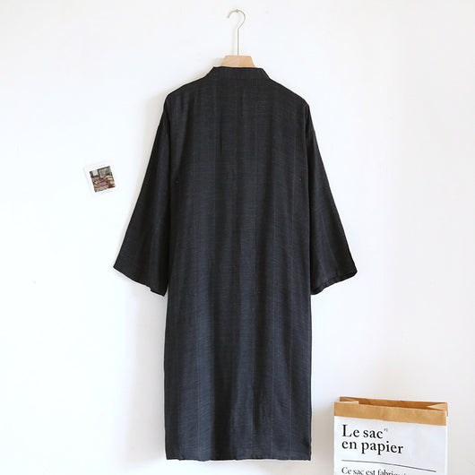 Pijama Kimono Estilo Japonés con Cierre de Cordones - Algodón Puro Ligero para Primavera y Verano - Image 7