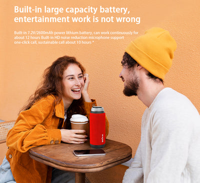 Parlante Bluetooth Portátil con Carga Inalámbrica - Sonido Envolvente para Trabajo, Hogar y Viajes - Image 9