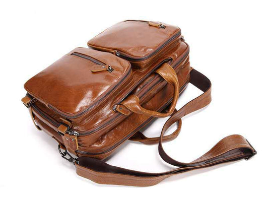 Bolsa de Cuero Importado Multifuncional para Hombre - Image 10