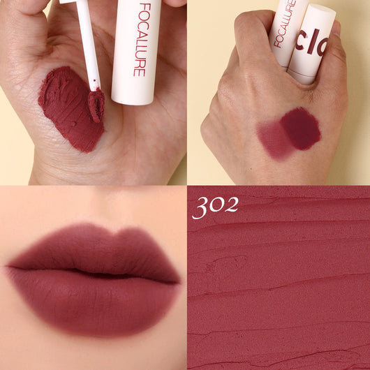 Gloss Labial Mate Aterciopelado a Prueba de Agua - Acabado Heroína Larga Duración - Image 13