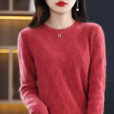Suéter Jacquard Grueso para Mujer - Abrigo Cálido Otoño Invierno - Image 5