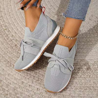 Zapatos Casuales Deportivos para Mujer con Malla Transpirable y Cordones - Image 13