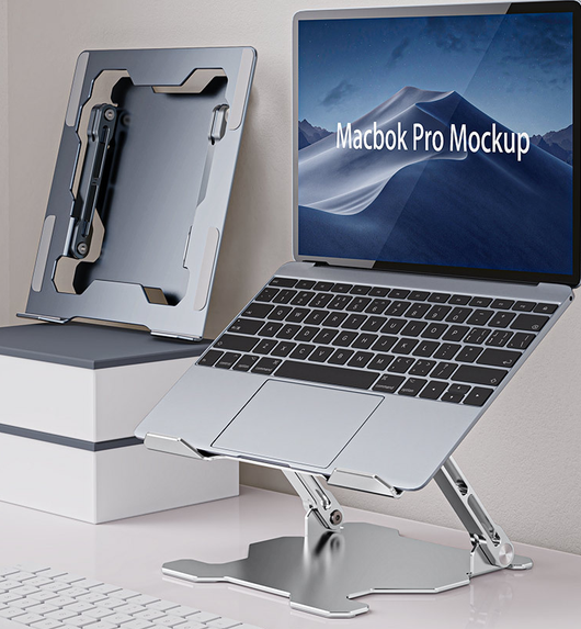 Soporte Ajustable para Laptop en Aluminio - Base Portátil Ergonómica - Image 9