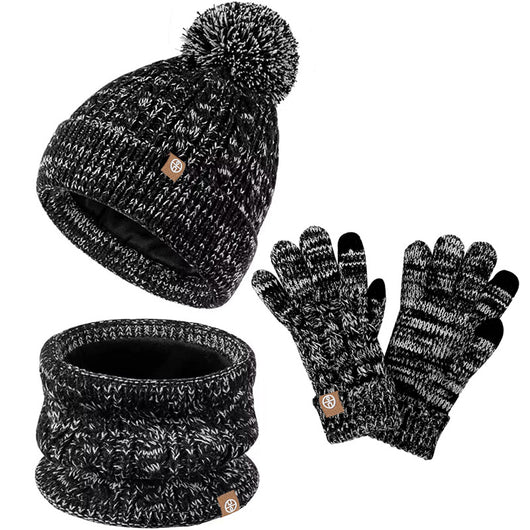 Conjunto Abrigador Infantil: Gorro, Bufanda y Guantes de Felpa para Invierno - Image 3