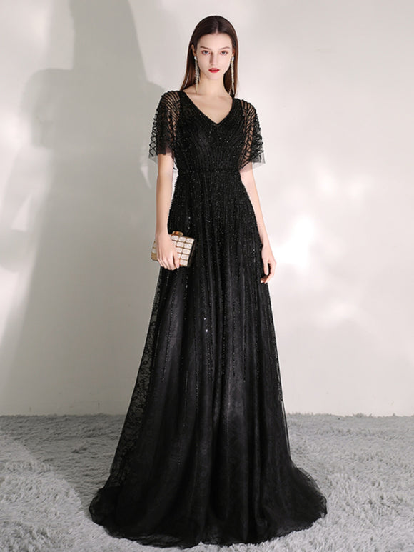 Vestido Elegante de Color Sólido para Mujer