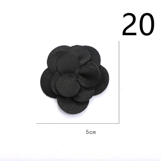 Diadema de Flores de Tela con Base Adhesiva para Hacer a Mano - Image 72