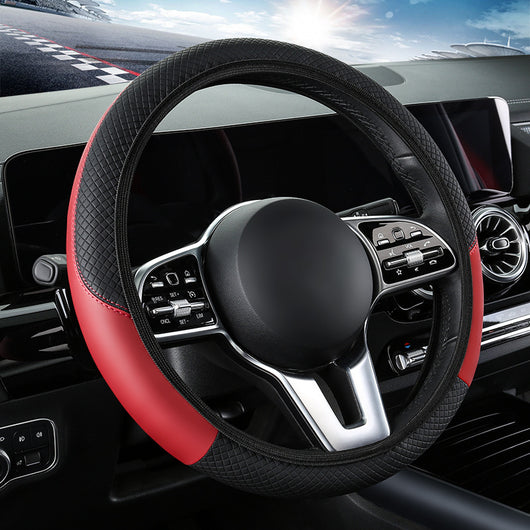 Funda de Volante de Cuero Elástica sin Aro - Image 3