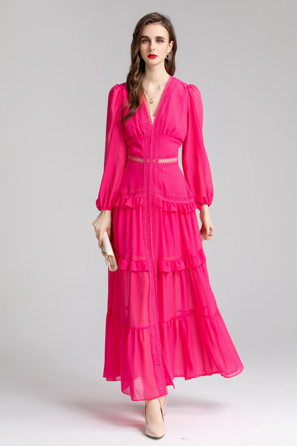 Vestido Largo Ajustado con Cintura Hueca - Diseño Elegante y Sofisticado - Image 10