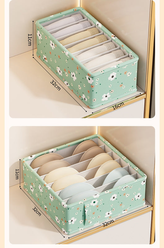 Organizador de Ropa Interior con Compartimentos - Caja Almacenaje para Cajón - Image 10