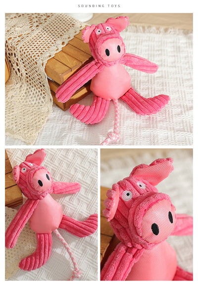 Juguetes de Peluche Sonoros para Perros - Animales de Granja Resistentes a Mordidas - Image 21