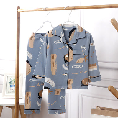 Pijama Infantil de Algodón para Primavera y Otoño