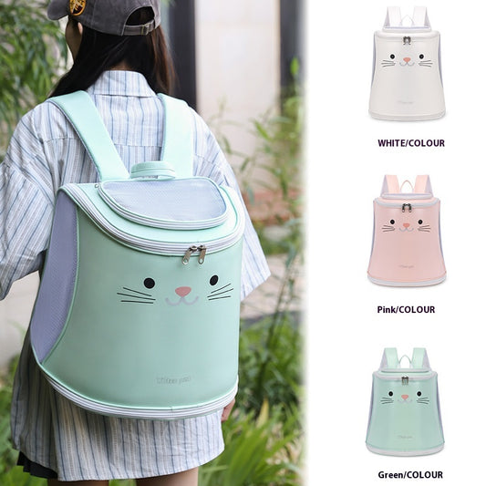 Mochila Transportadora Plegable para Mascotas - Gran Capacidad para Gatos y Perros - Image 2