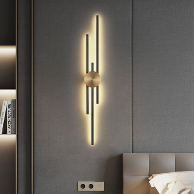 Lámpara de Pared Cobre Nordic Lujo para Sala y Pasillo