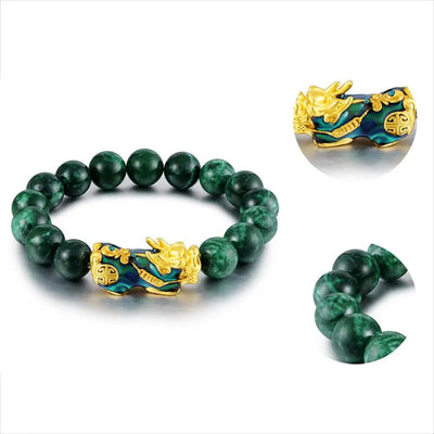 Pulsera Mascota Calcedonia Verde 12mm con Cambio de Color Térmico - Image 13