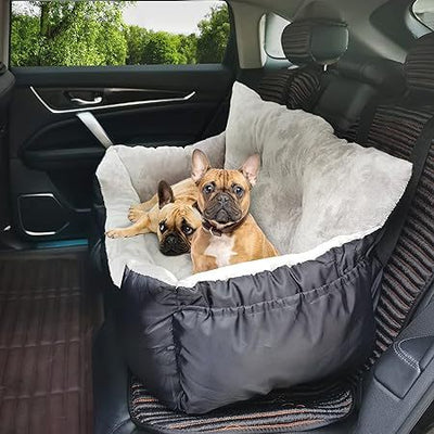 Cama Cómoda para Mascotas en Auto - Asiento Acolchado de Viaje - Image 21