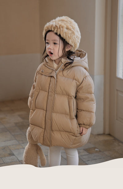 Abrigo Acolchado de Algodón para Niñas - Estilo Occidental Grueso - Image 13