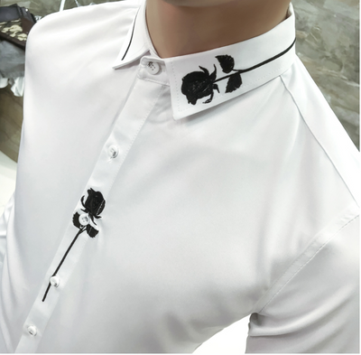 Camisa Casual Manga Larga Slim Fit Tendencia - Image 11