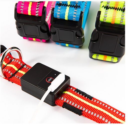 Collar Inteligente para Mascotas con Fibra Óptica, Impermeable y Carga Magnética - Image 20