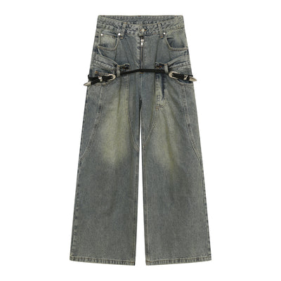 Jeans Hip Hop Hombre Cintura Suelta Diseño Verano - Image 6