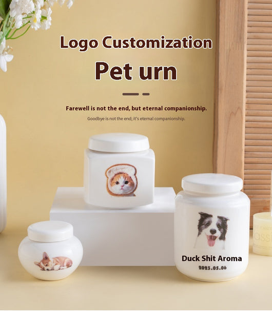 Urna Conmemorativa para Mascotas - Recipiente de Cerámica para Cenizas, Dientes y Pelaje - Image 6