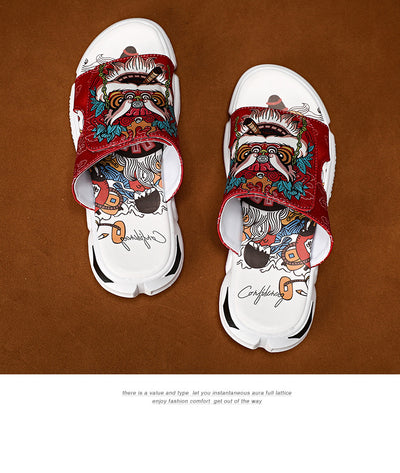 Sandalias y Pantuflas Deportivas para Hombre con Suela Gruesa - Image 26