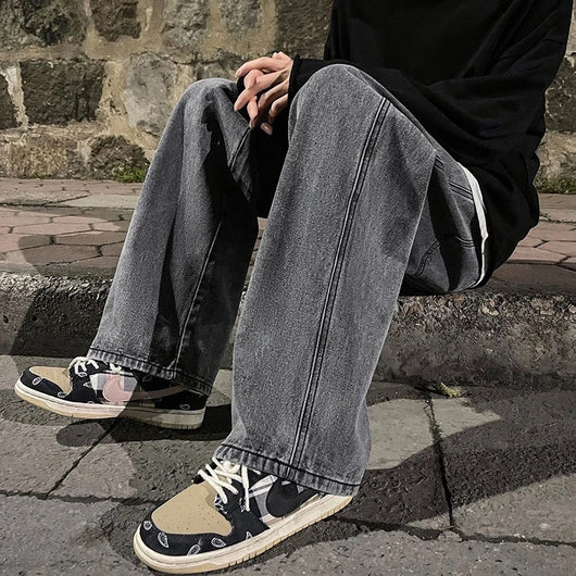 Jeans Rectos Holgados Diseño Americano para Hombre - Image 16