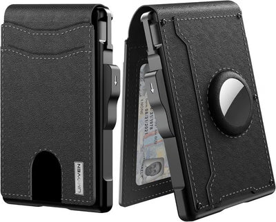 Cartera Hombre Portacédulas Gran Capacidad Fibra Carbono Metal - Image 11