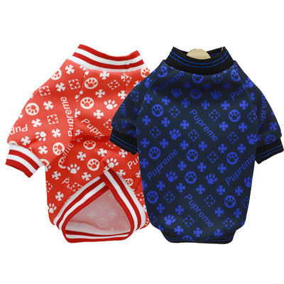 Ropa para Perros Trendy con Estampado de Patitas - Diseño Viral para Mascotas - Image 7