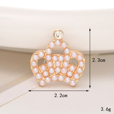 Adornos de Cristal Brillante para Zapatos - Accesorios DIY Estilo Clásico con Flor de Perla - Image 49
