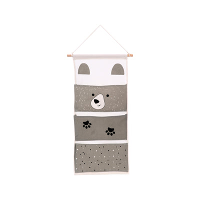 Bolsa Colgante de Algodón y Lino con Diseño Infantil - Organizador de Pared Multifuncional - Image 3