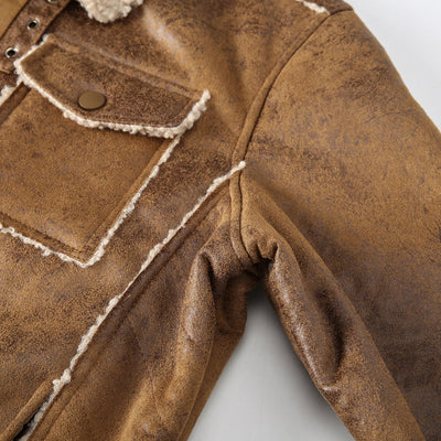 Chaqueta Retro Casual para Hombre Talla Grande con Solapa de Terciopelo - Image 17