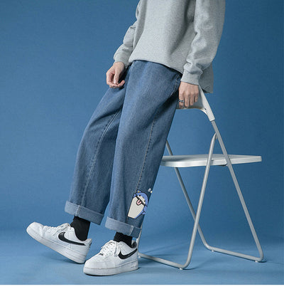 Pantalones Casuales de Mezclilla Clara para Hombre - Image 10