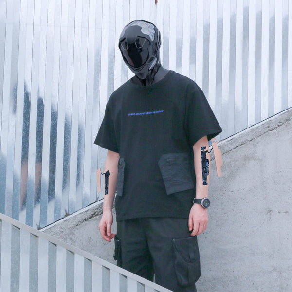 Camiseta de Trabajo con Bolsillos Múltiples y Diseño Moderno