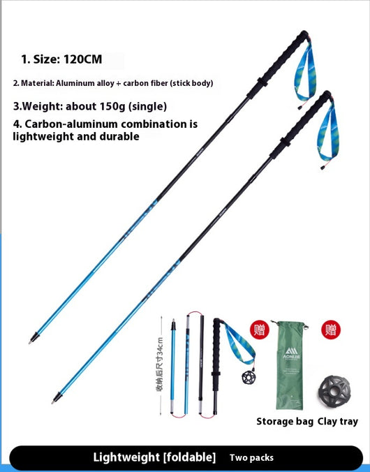 Bastón de Trekking Plegable en Fibra de Carbono - Image 10