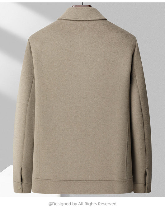 Chaqueta Polo de Lana Doble Faz para Otoño e Invierno - Tejida a Mano - Image 12