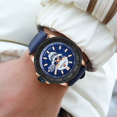Reloj Deportivo Resistente al Agua con Calendario y Correa de Cuero - Image 6