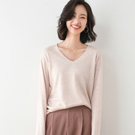 Suéter Suelto Estilo Coreano para Mujer - Prenda Base Versátil - Image 15
