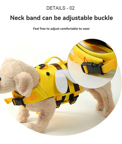 Chaleco Salvavidas para Perros con Reflectantes - Traje de Baño Seguro para Mascotas - Image 13