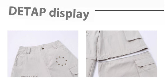 Pantalones Cargo Sueltos con Bolsillos Removibles - Image 11