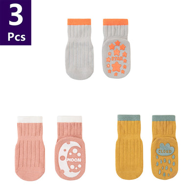 Calcetines para Bebé de Algodón Peinado con Diseños Animados Antideslizantes - Image 18