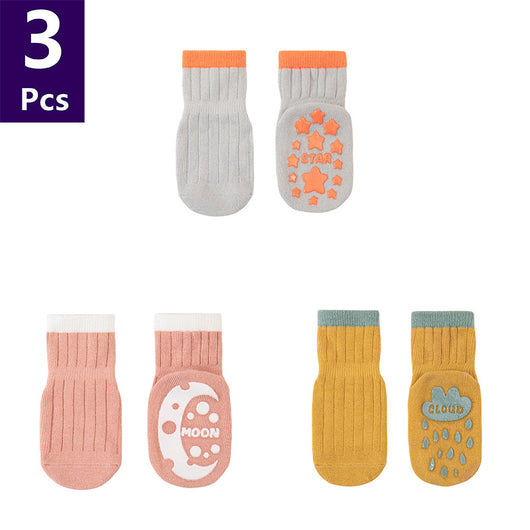 Calcetines para Bebé de Algodón Peinado con Diseños Animados Antideslizantes - Image 18