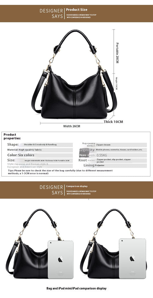 Bolso de Cuero Suave para Mamá - Bandolera Elegante Multiuso - Image 31
